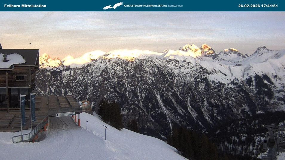 Webcam located at: middle station Fellhornbahn