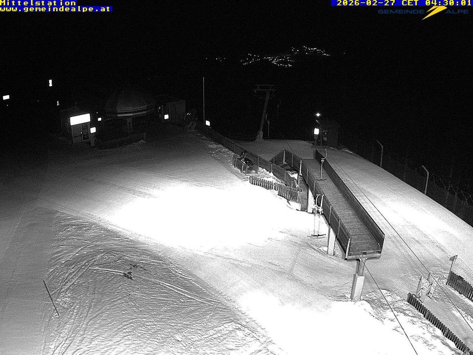 Webcam mit dem Standort: Gemeindealpe - Mittelstation Bodenbauerexpress