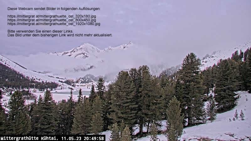 Webcam mit dem Standort: Mittergrathütte