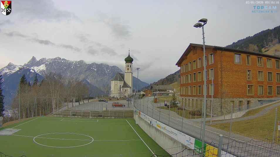 Webcam mit dem Standort: Montafon - Kirche Sankt Bartholomäus