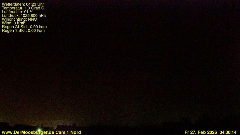 Webcam mit dem Standort: Moosburg an der Isar