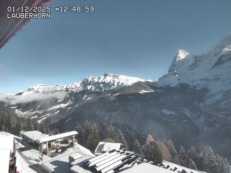 Webcam located at: Mürren - Hotel Eiger