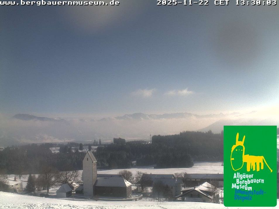 Webcam located at: Museum of Mountain Farming in Diepolz (Allgäu)