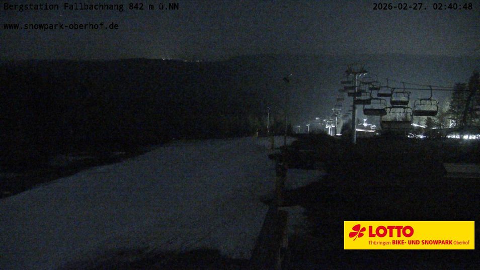 Webcam located at: Oberhof: Top station Fallbachhang