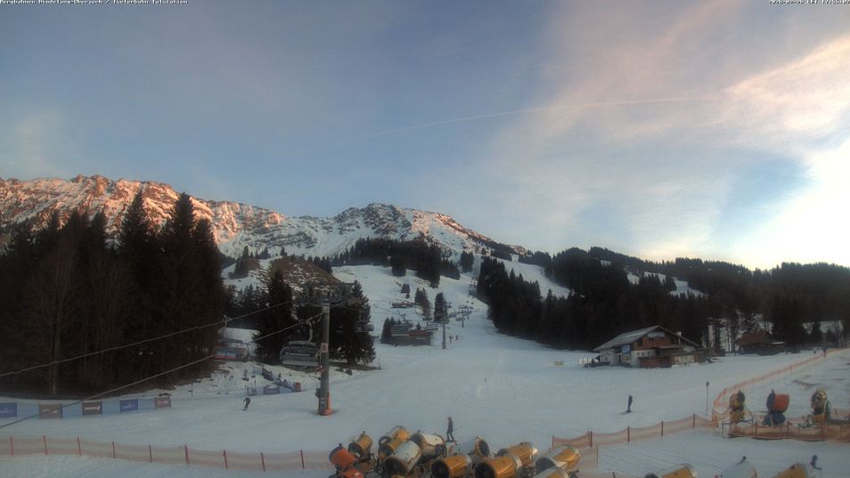 Webcam mit dem Standort: Oberjoch-Bad Hindelang: Sesselbahn Iselertal