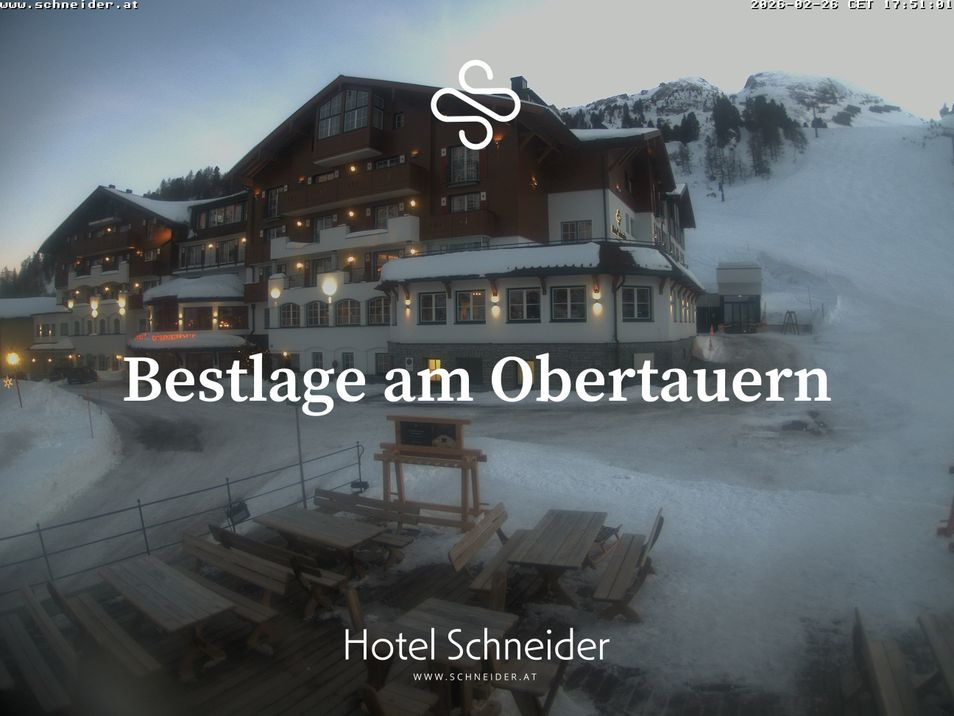 Webcam located at: Obertauern - View Hotel Schneider