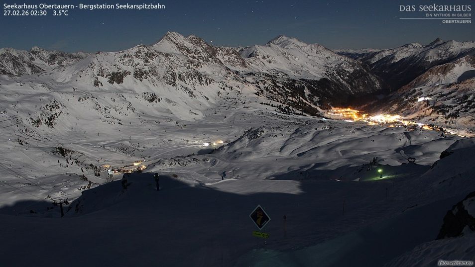 Webcam mit dem Standort: Obertauern: Bergstation Seekarspitzbahn