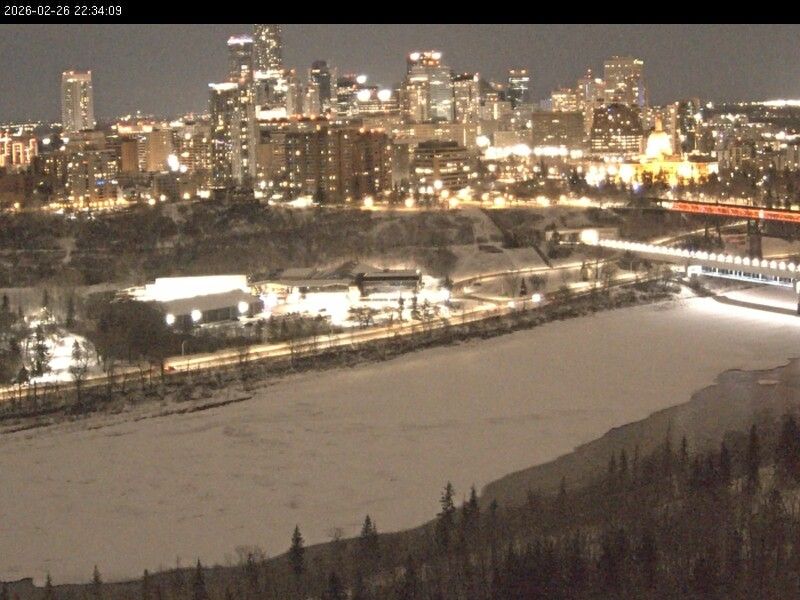 Webcam mit dem Standort: Panoramablick auf die Skyline von Edmonton