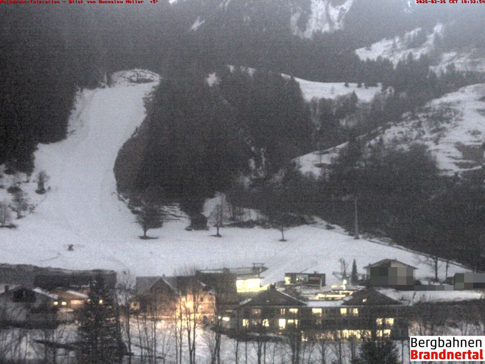 Webcam mit dem Standort: Brandnertal: Palüdbahn Talstation