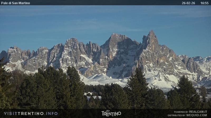 Webcam mit dem Standort: Pale di San Martino