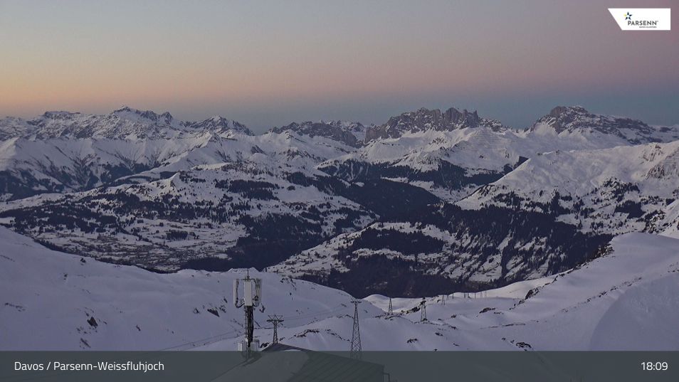 Webcam mit dem Standort: Davos: Parsenn Weissfluhjoch (Blick Schifer)