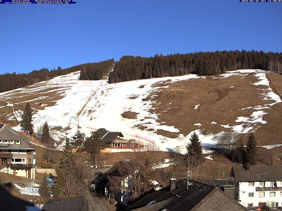 Webcam mit dem Standort: Todtnauberg: Pension Glöcklehof