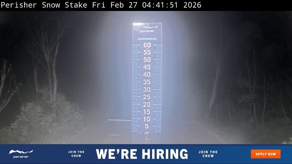 Webcam mit dem Standort: Perisher: Neuschnee Snow Stake