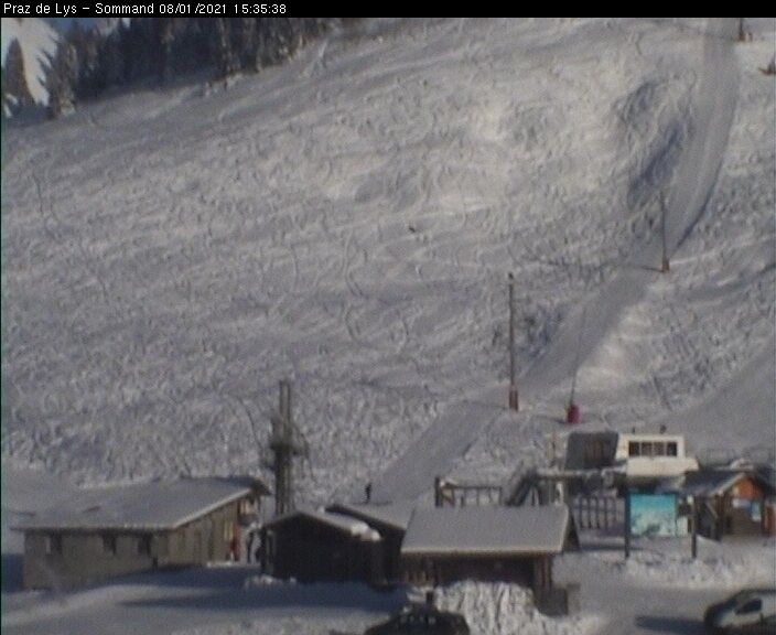 Webcam mit dem Standort: Praz de Lys Sommand Talstation