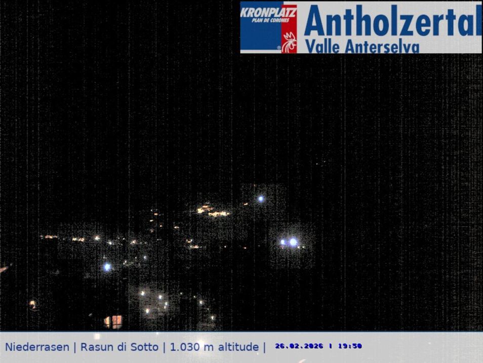 Webcam mit dem Standort: Rasen Dorf mit Blick Richtung Kronplatz