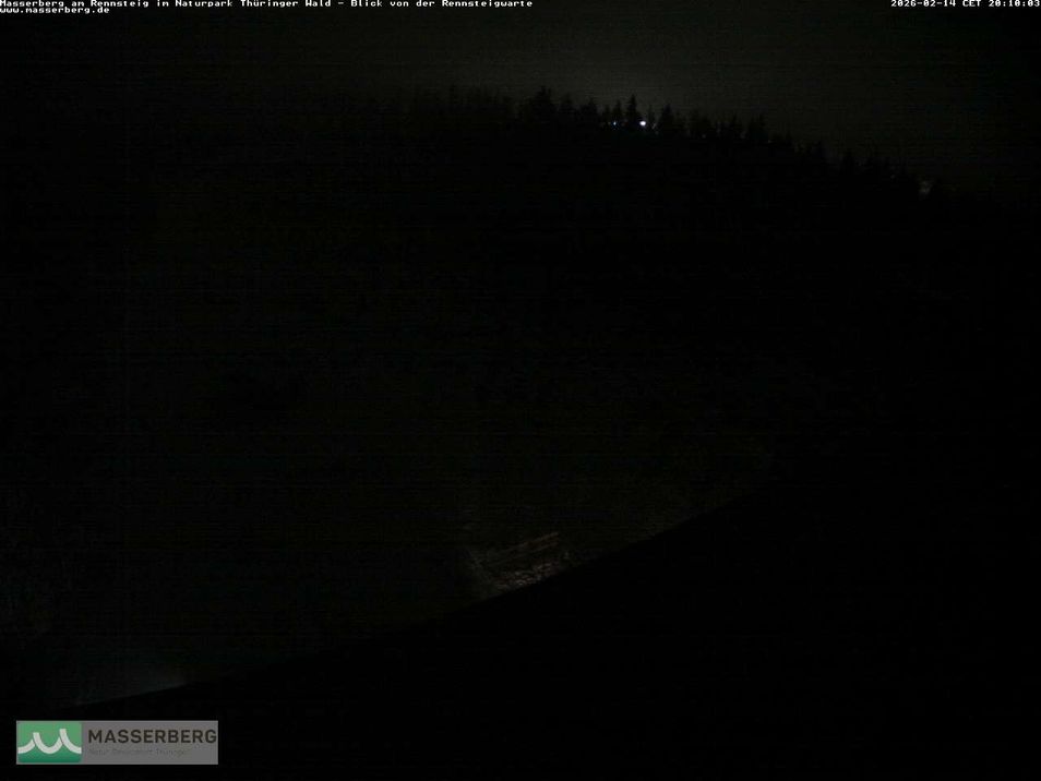 Webcam located at: Rennsteigwarte nearly Masserberg