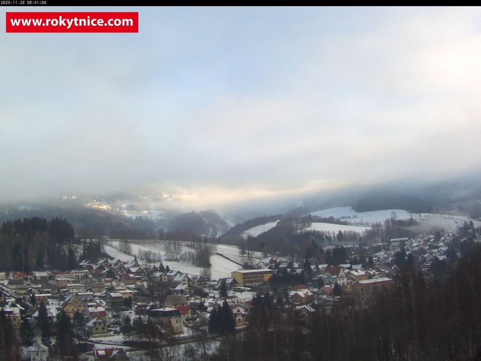 Webcam located at: Rokytnice, Valley Huťský potok