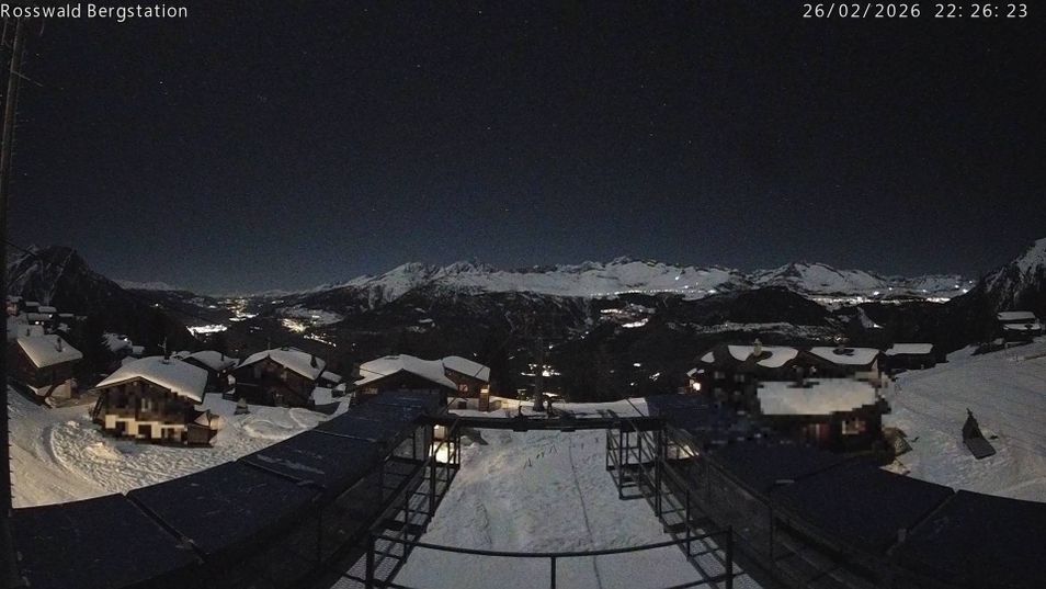Webcam mit dem Standort: Rosswald Bergstation