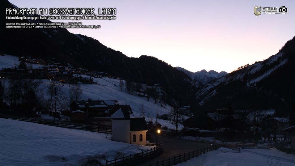 Webcam mit dem Standort: Schobergruppe Prägraten