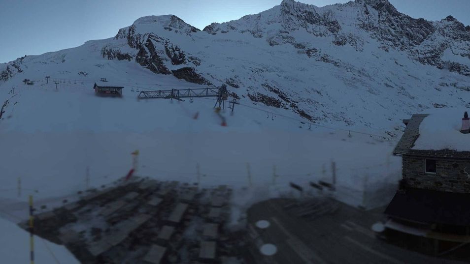 Webcam mit dem Standort: Saas Fee - Längfluh Sessellift