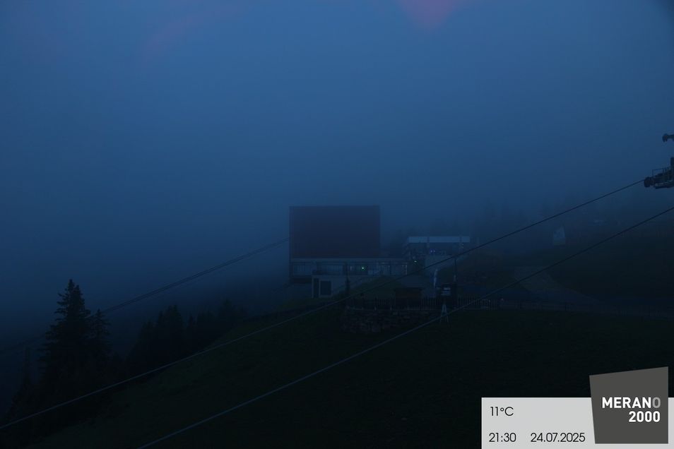 Webcam mit dem Standort: Meran 2000: Seilbahn Bergstation