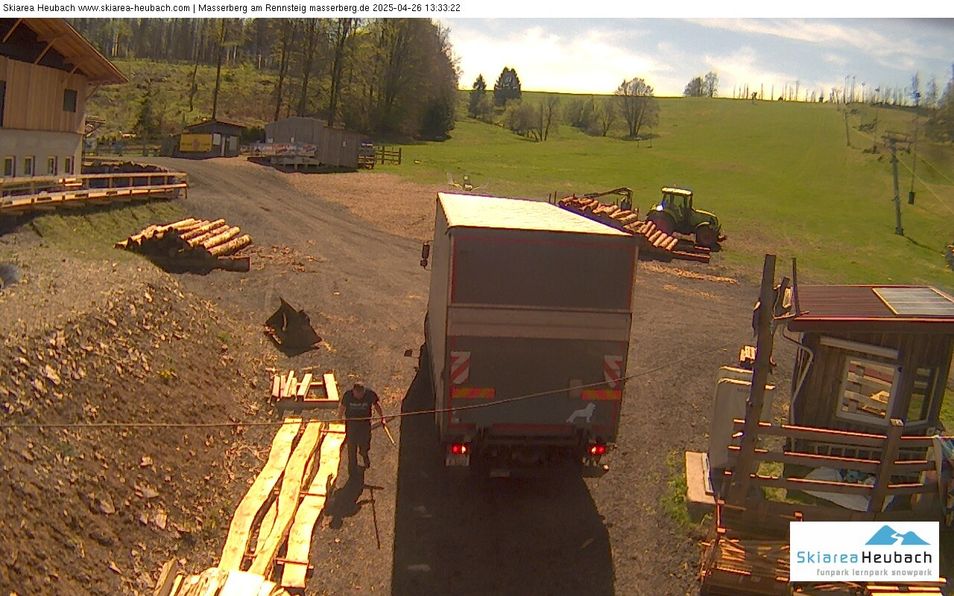 Webcam mit dem Standort: Skigebiet Heubach: Talstation