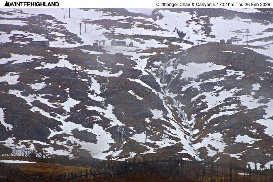 Webcam mit dem Standort: Skigebiet Glencoe Mountain - Cliffhanger Sessellift