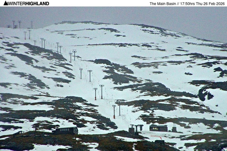 Webcam mit dem Standort: Skigebiet Glencoe Mountain - Skilift