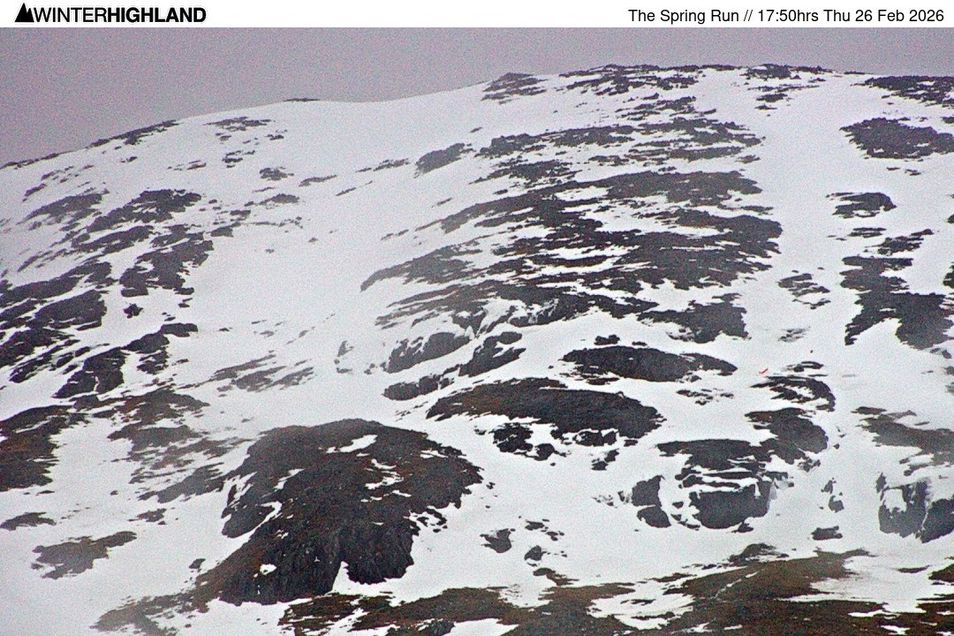 Webcam mit dem Standort: Skigebiet Glencoe Mountain - Skipiste Spring Run