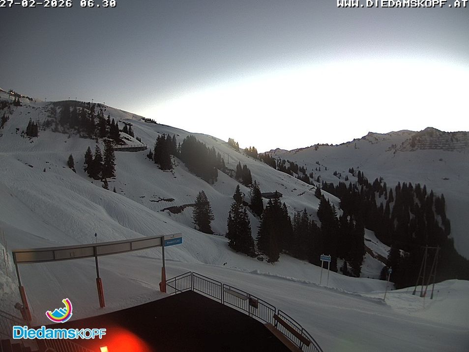 Webcam mit dem Standort: Diedamskopf: Wedelstube