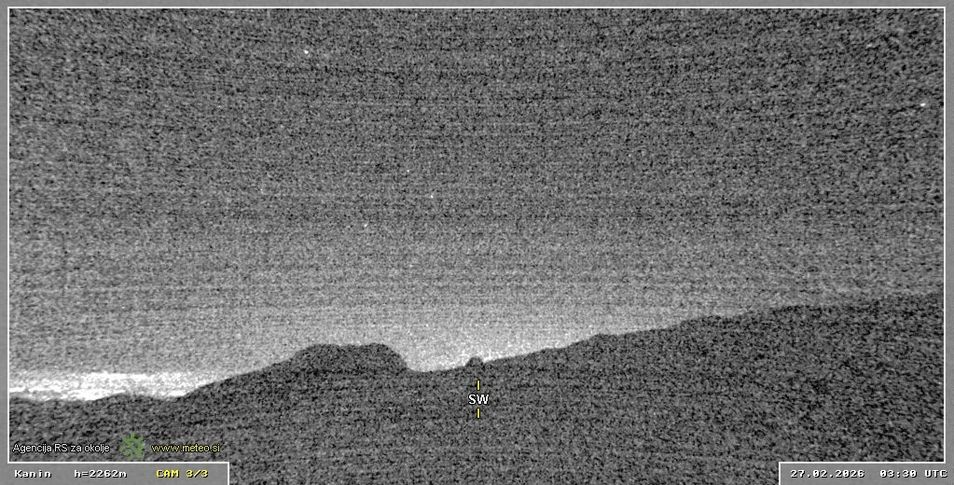 Webcam mit dem Standort: Skigebiet Sella Nevea - Bovec Kanin - Blick nach Südwesten