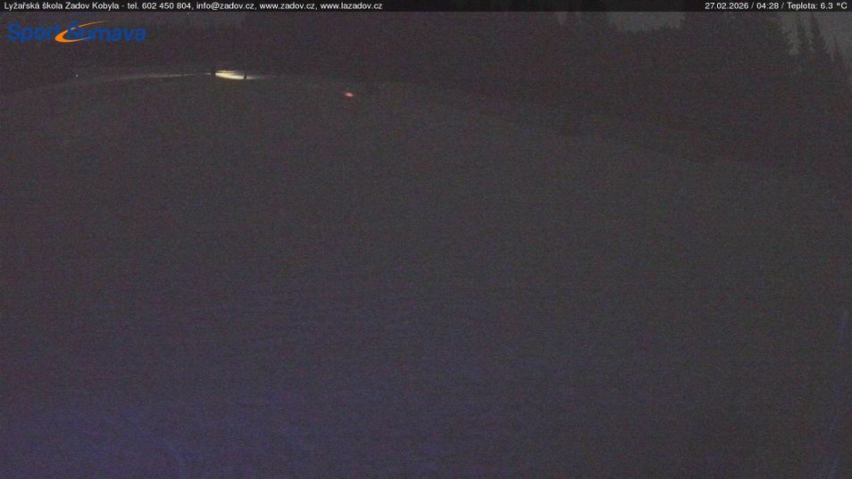 Webcam mit dem Standort: Skischule Zadov