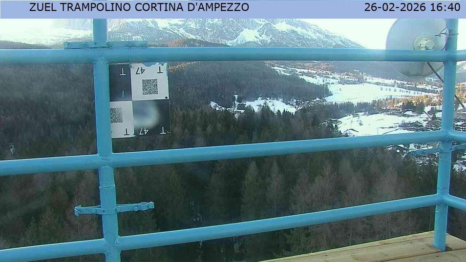 Webcam mit dem Standort: Cortina d'Ampezzo: Skisprungschanze