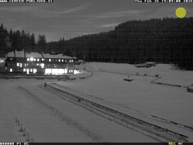 Webcam located at: Biathlon Centre Triglav Pokljuka