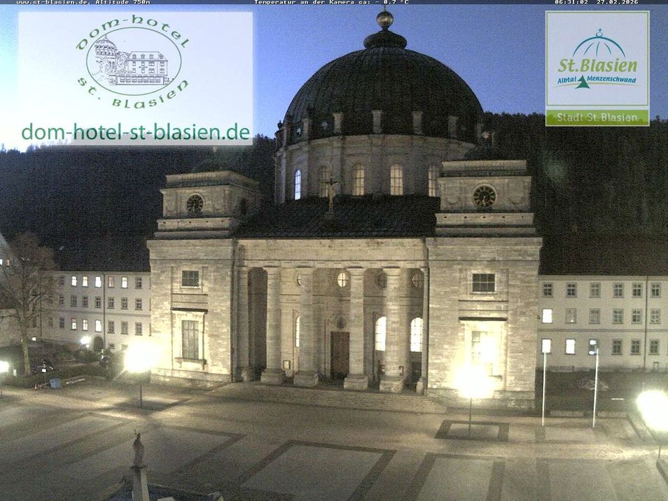 Webcam located at: St Blasien Menzenschwand: Cathedral Square