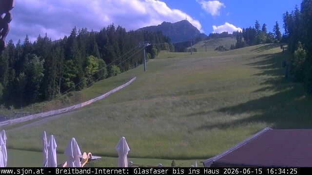 Webcam located at: St Johann/Tyrol: Mountain hut Grander Schupf