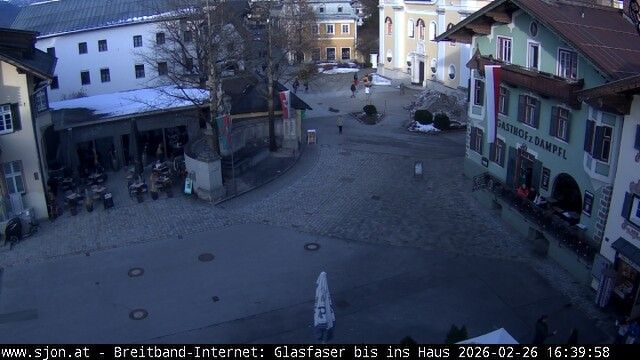 Webcam located at: St. Johann/Tyrol: Village