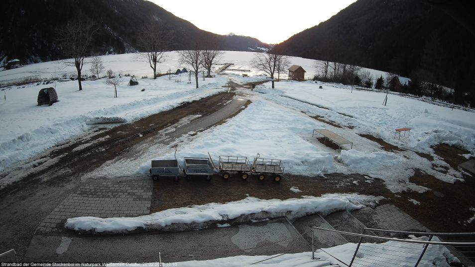 Webcam located at: Stockenboi at lake Weissensee (East bank)