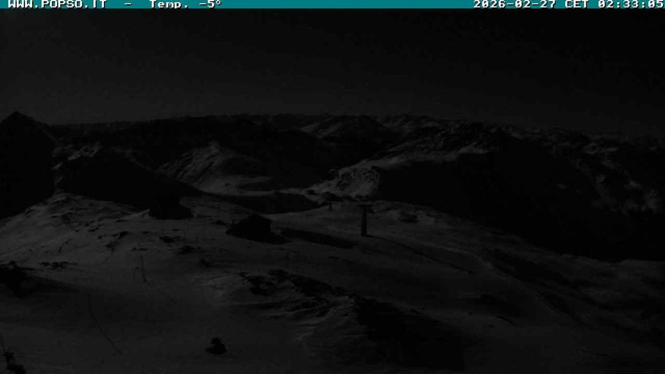 Webcam mit dem Standort: Stilfserjoch: Blick vom Trincerone ins Tal