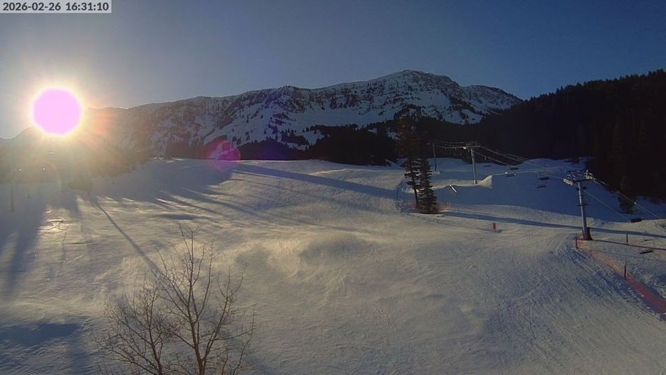 Webcam mit dem Standort: Bridger Bowl: Cam Sunnyside