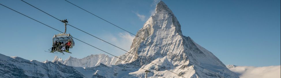 Switzerland boasts top resorts like Zermatt.