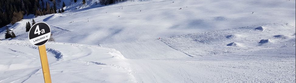 On the slopes 4a and 4b only experts should dare to ski.