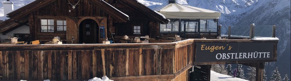 Eugen's Obstlerhütte can be found at the Rotkogl gondola in Hochsölden.
